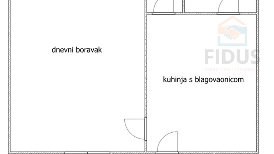 Appartamento, 38 m2, Vendita, Osijek - Gornji grad