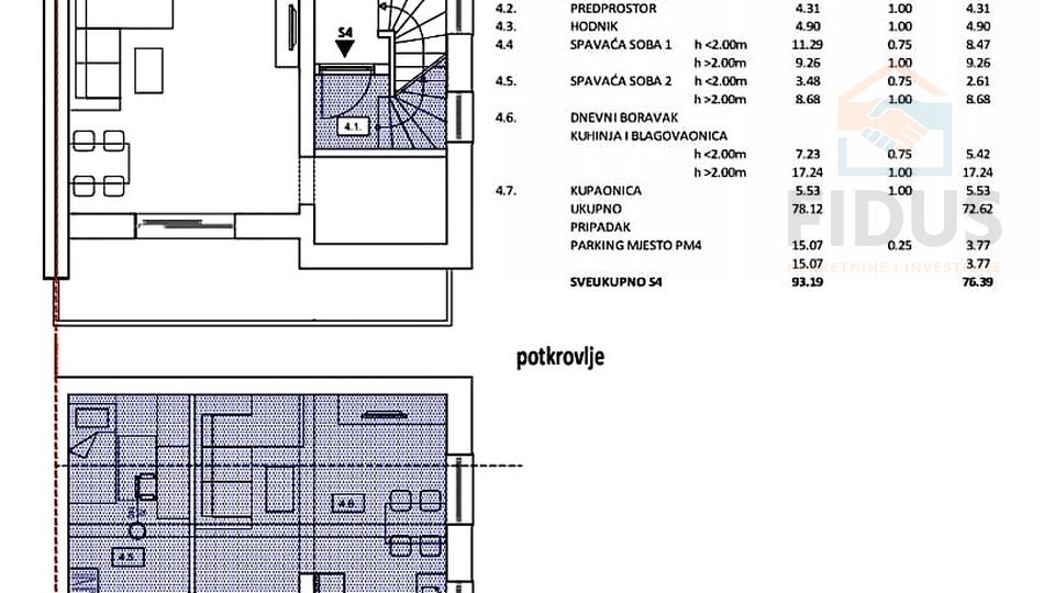 Wohnung, 79 m2, Verkauf, Slavonski Brod - Mali Pariz