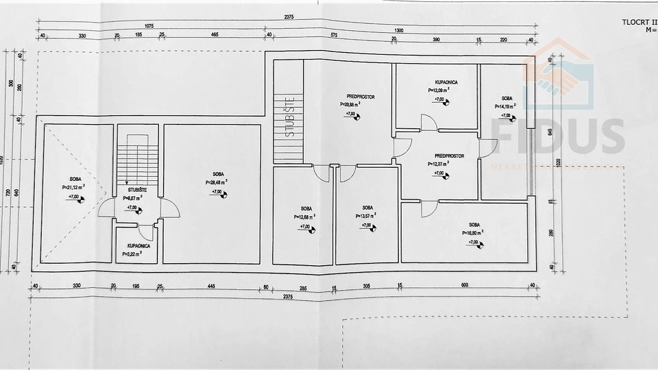 Room Rental, 1013 m2, For Rent, Osijek - Briješće