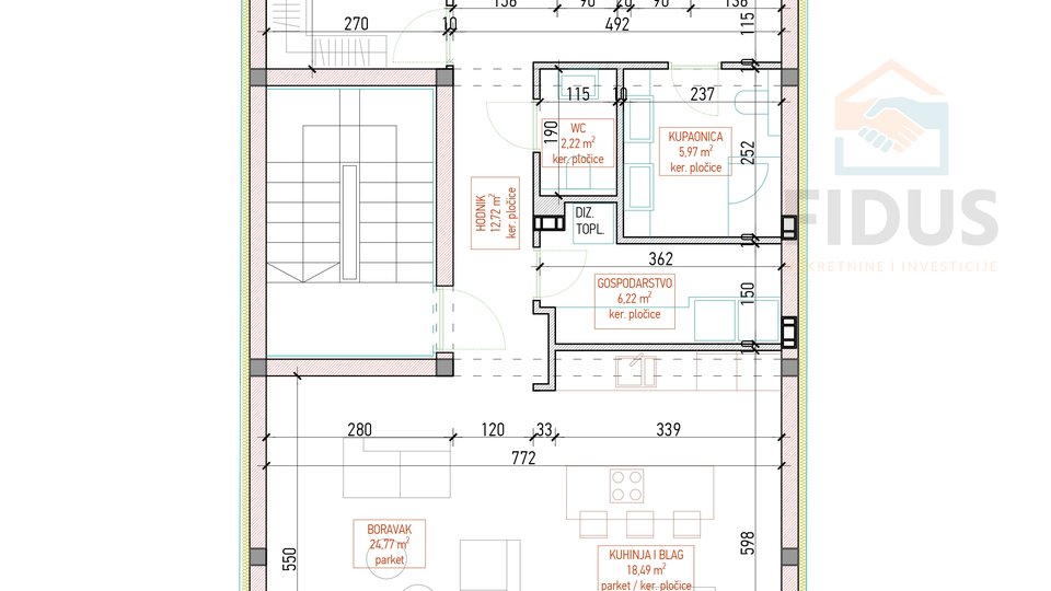 Wohnung, 119 m2, Verkauf, Osijek - Industrijska četvrt